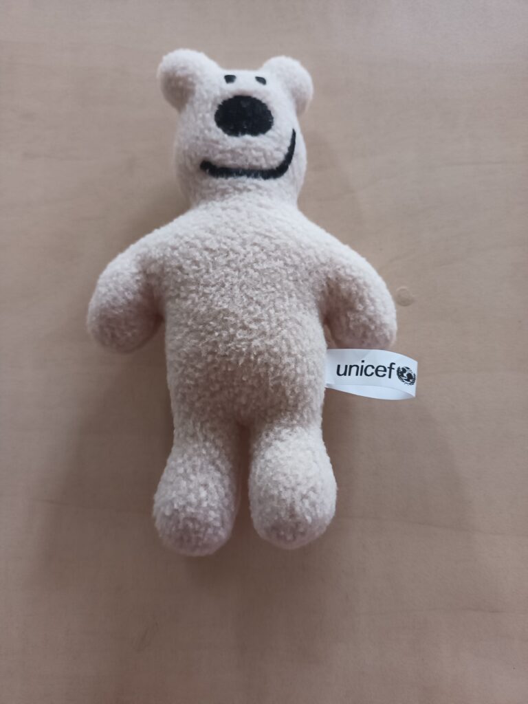 Medvídek UNICERF pro štěstí